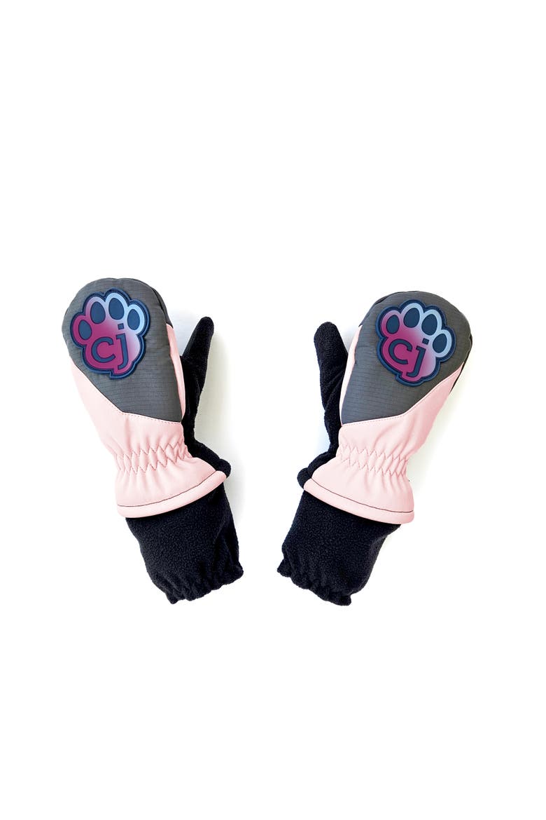 Magic Mittens Light Pink & Hot Pink Waterproof Toddler Winter Mitten, Alternate, color, Multicolored