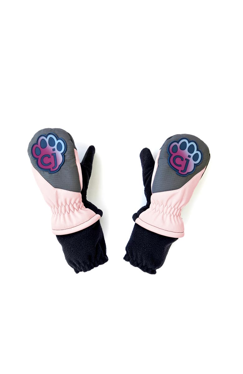 carter joey Magic Mittens Light Pink & Hot Pink Waterproof Toddler Winter Mitten, Alternate, color, Multicolored