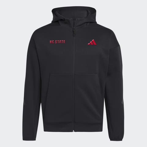 Men's adidas Black NC State Wolfpack Z.N.E Full-Zip Hoodie