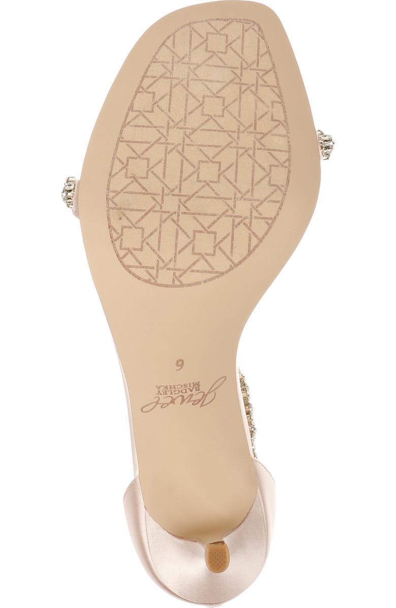 Jewel Badgley Mischka Dustyn Metallic Sandal, Alternate, color, Champagne