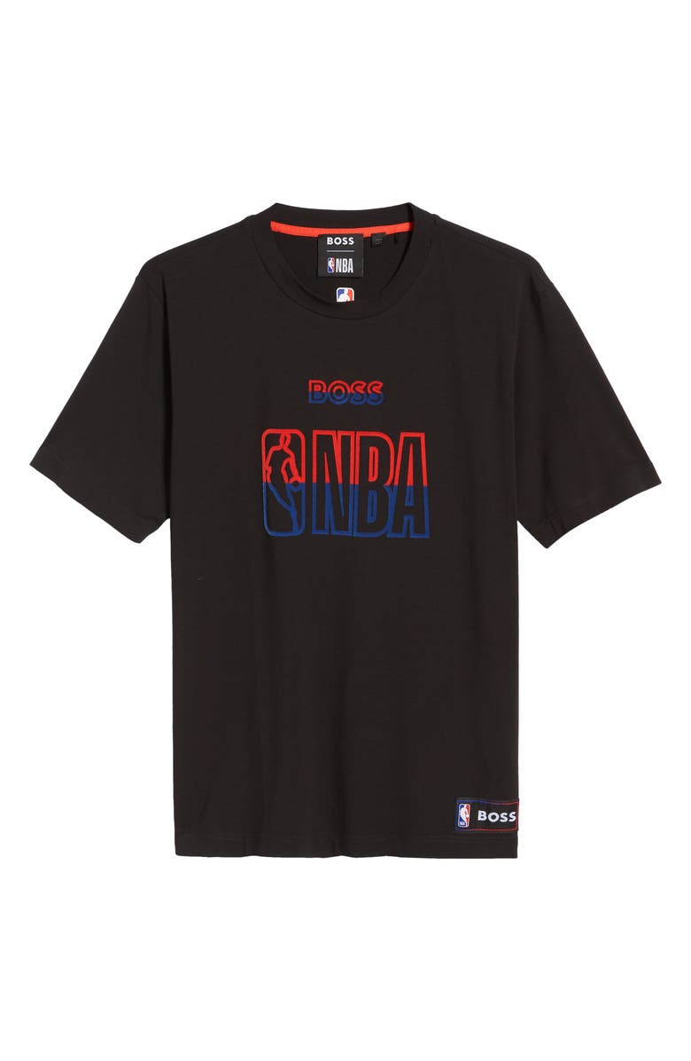 BOSS x NBA Stretch Cotton Graphic Tee, Alternate, color, 