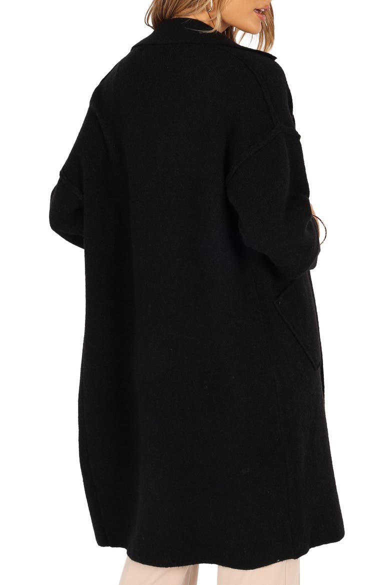 Ivy Coatigan Sweater, Alternate, color, BLACK