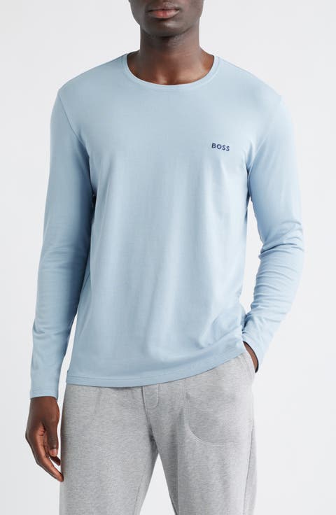 Mix Match Long Sleeve Stretch Modal Pajama T-Shirt