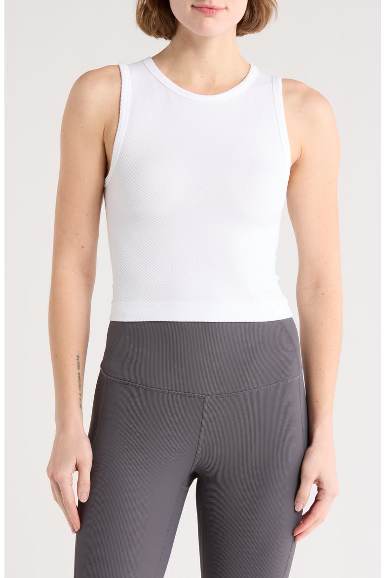 2-Pack Seamless Tanks, Main, color, WHITE/BLACK