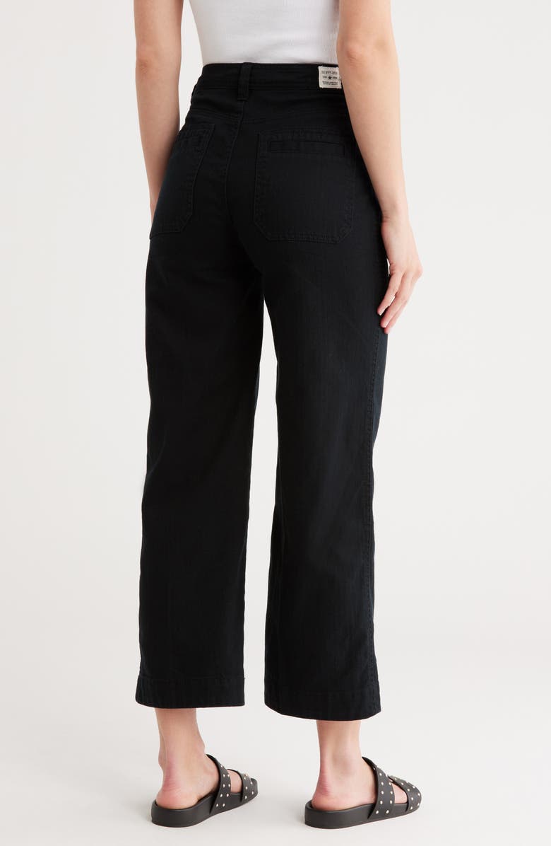 SUPPLIES BY UNIONBAY Jenni Solid Crop Jeans, Alternate, color, Black