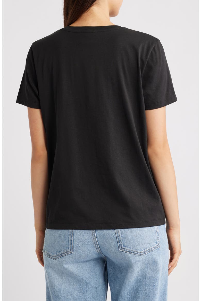Ihcamino Paris Beaded T-Shirt, Alternate, color, BLACK