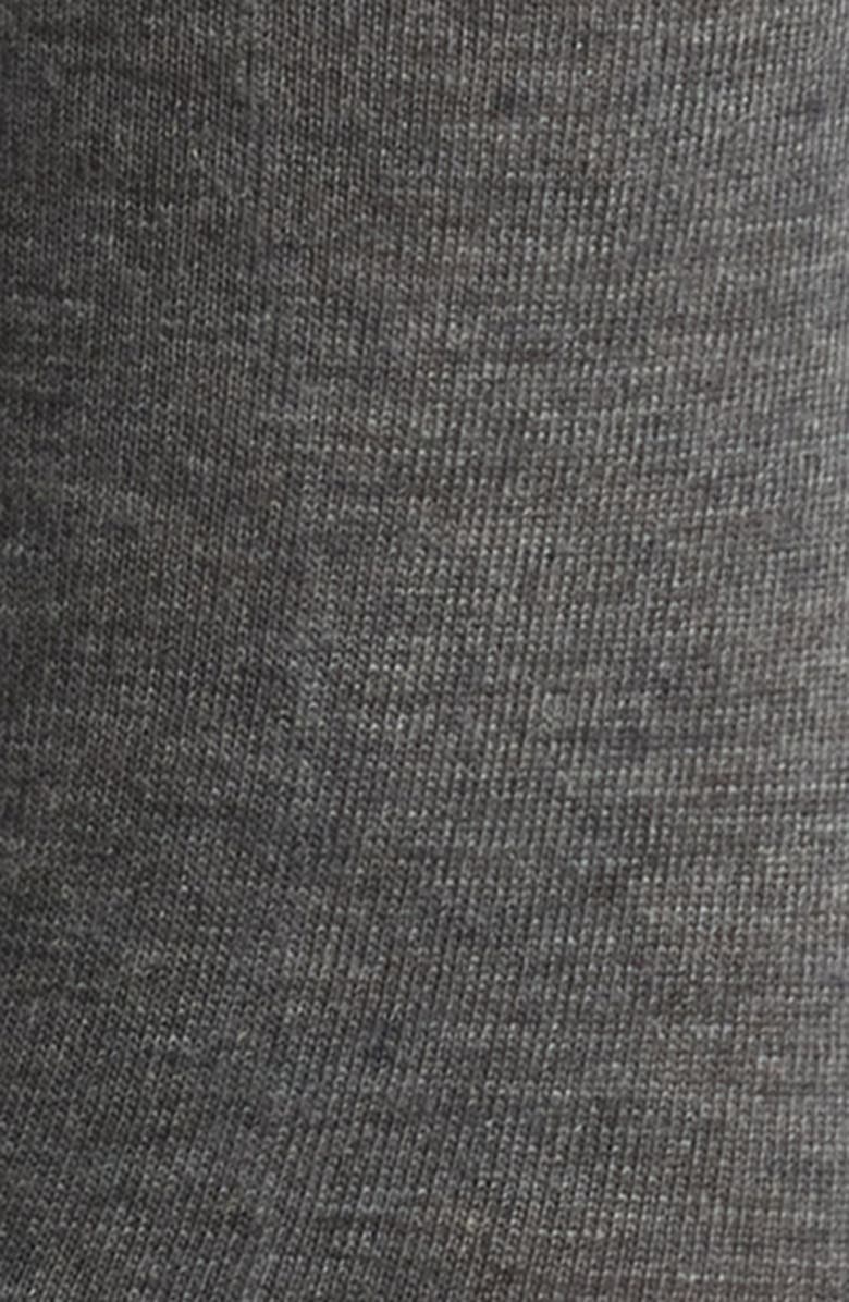 Oroblu Cheryl Quarter Socks, Alternate, color, Grey Melange