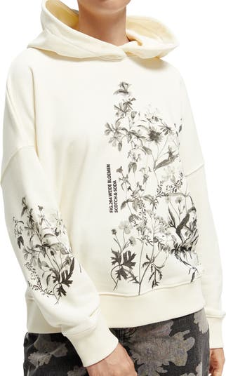 Sweat Oversize Femme Scotch & Soda - Blanc Cassé, Taille S (UK 10) - Occasion