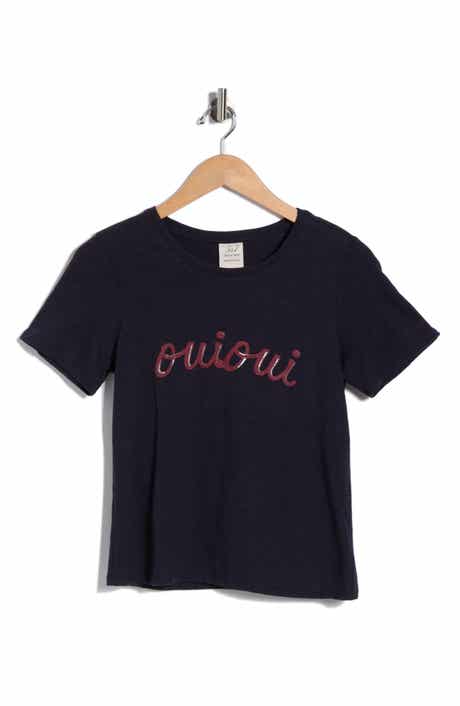Cinq à Sept Script Oui Oui T-Shirt