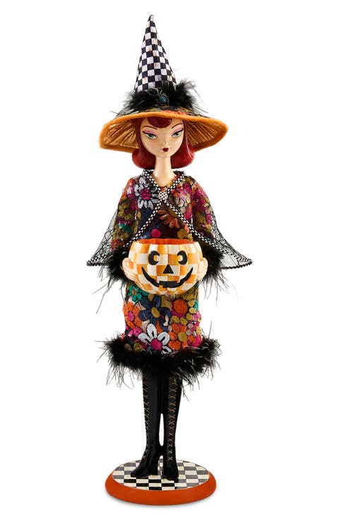 Glamoura Fabric Witch Halloween Decoration