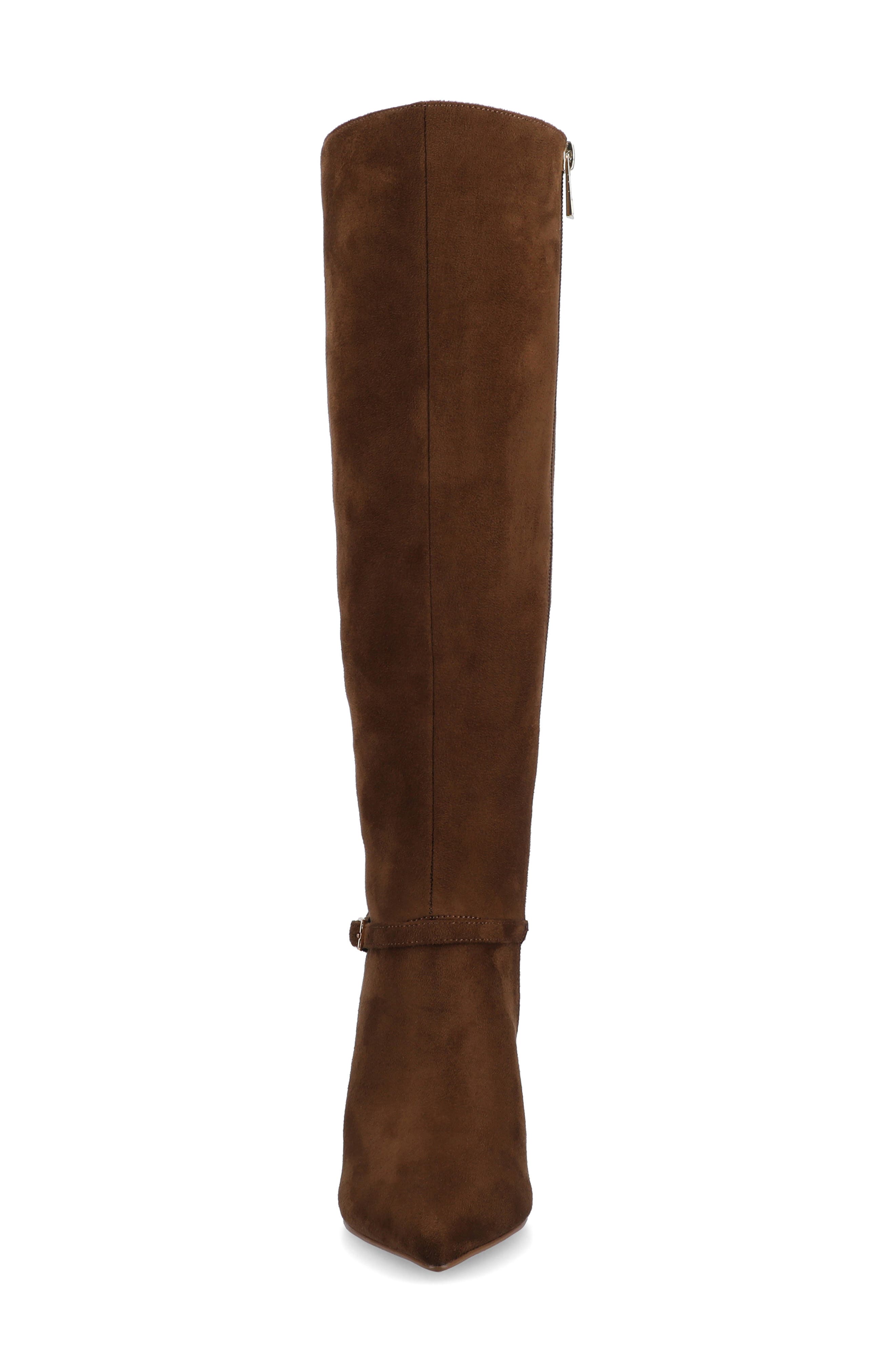 Journee Collection Elara Tall Boot, Alternate, color, Tan