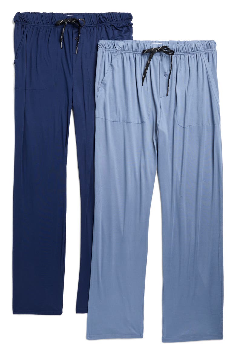 2-Pack Lounge Pants, Alternate, color, MEDIEVAL BLUE/ INFINITY