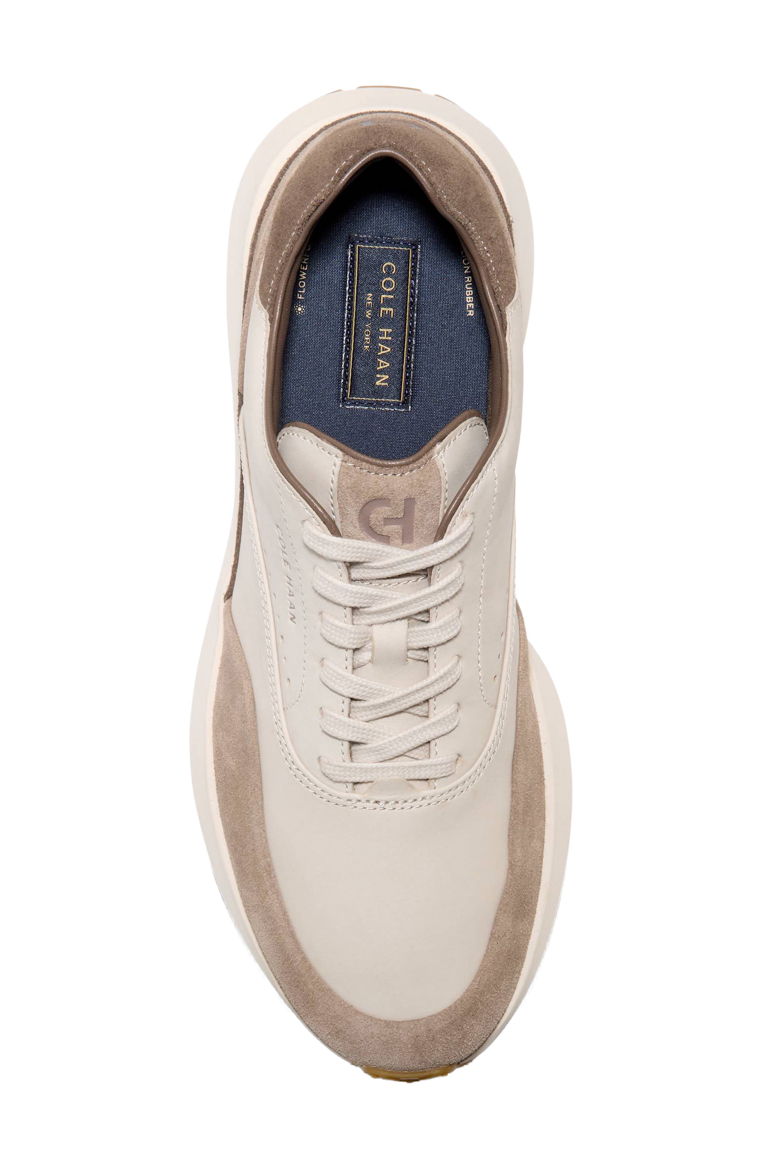 GrandPro Luxe Mile Sneaker, Alternate, color, PUMICE STONE NUBUCK / COFFEE