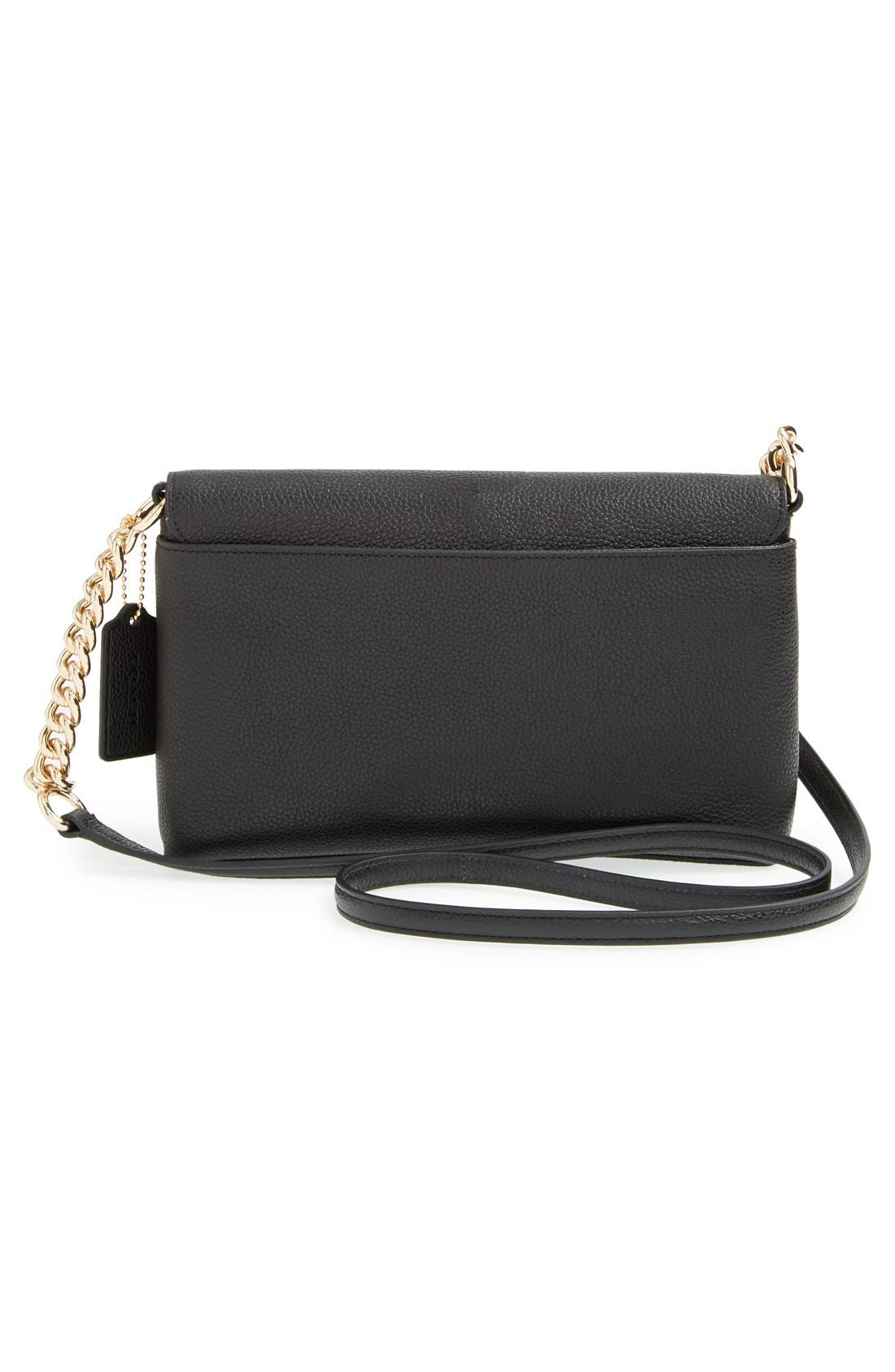 COACH 'Crosstown' Pebbled Leather Crossbody Bag, Alternate, color, 