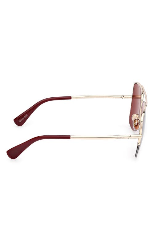 Max Mara 59mm Pilot Sunglasses