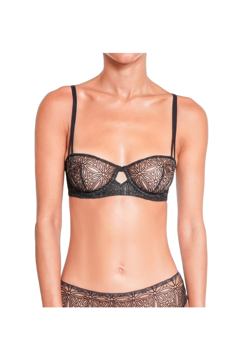 Infini Underwire Bra, Alternate, color, Black