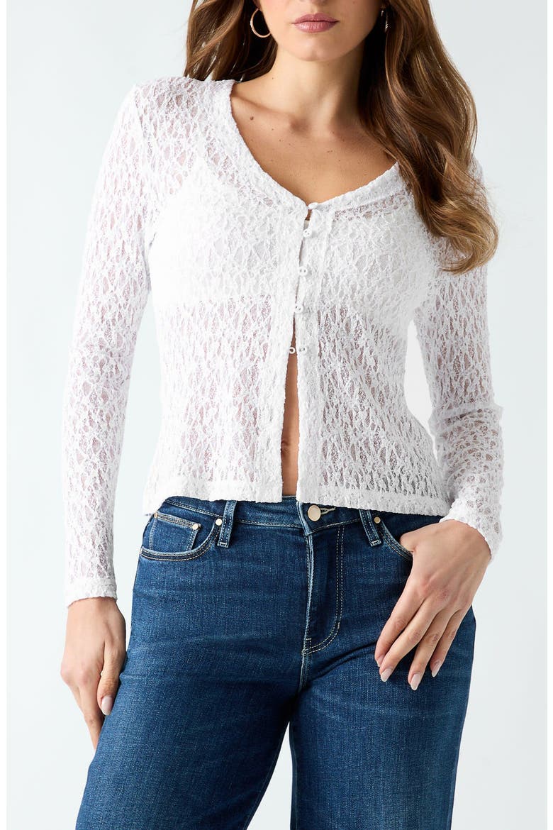 Matilde Lace Cardigan Top, Main, color, G011-OPEN