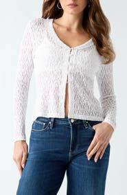 GUESS Matilde Lace Cardigan Top