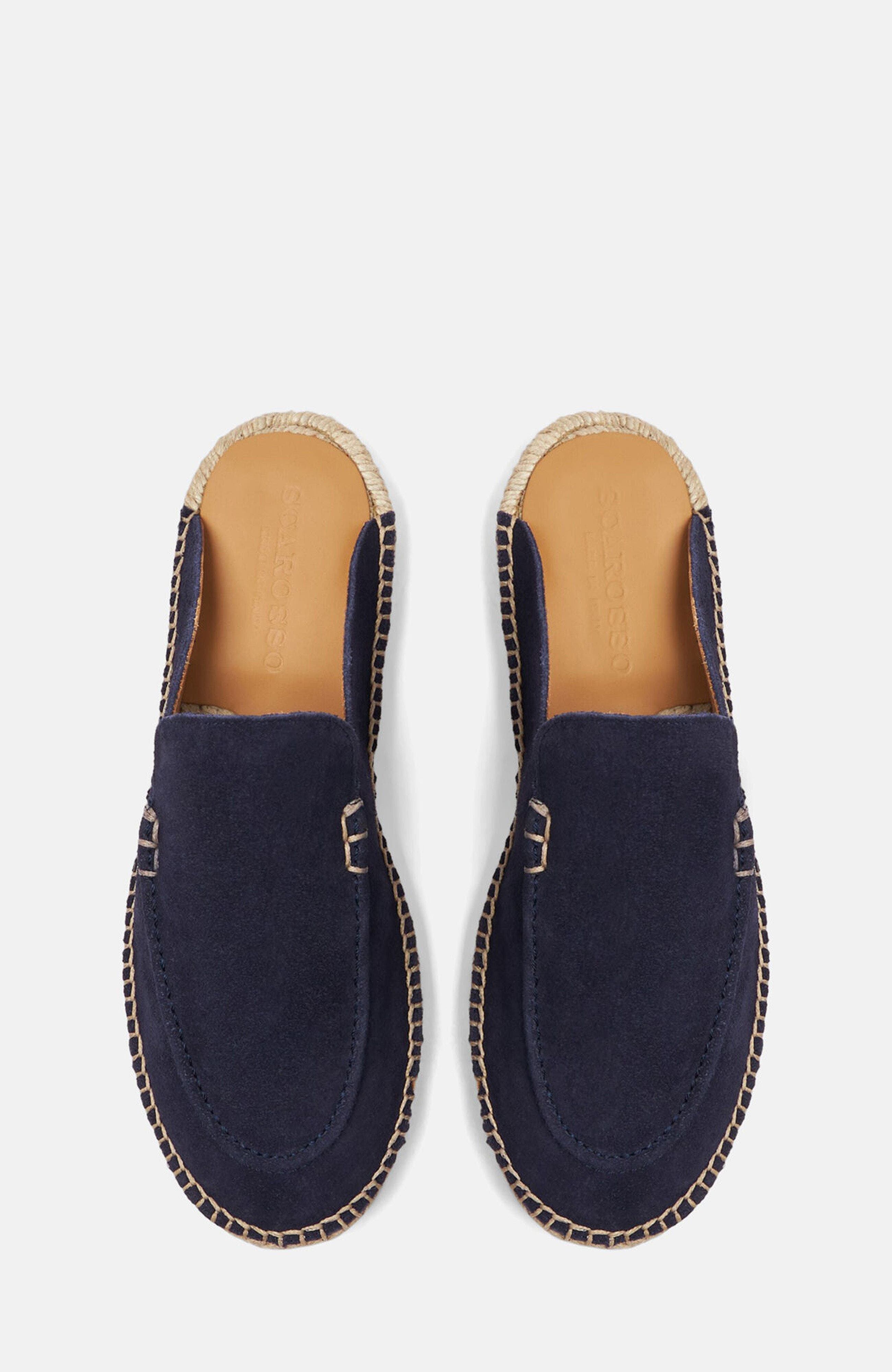 SCAROSSO Belen Espadrilles, Alternate, color, Blue - Suede