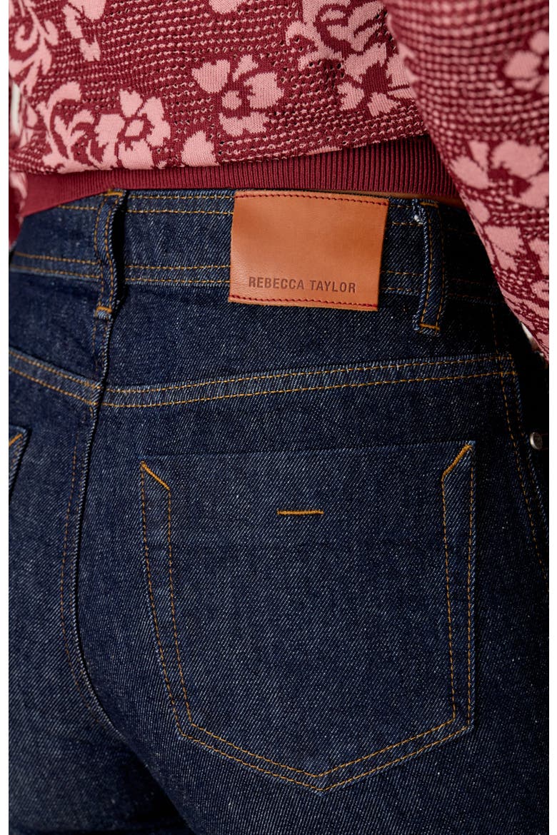Willa Cuffed Denim Pants, Alternate, color, Mercer Wash