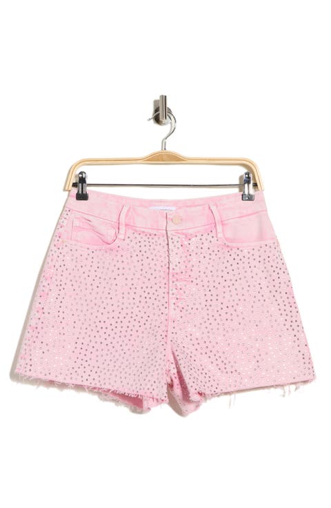 Good Girlfriend Denim Shorts (Mineral Rose Quartz 001) (Regular & Plus)