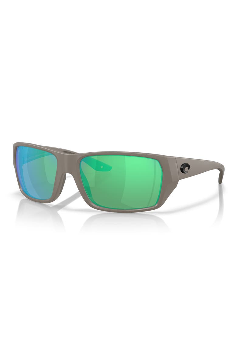 Tailfin 60mm Sunglasses, Alternate, color, MATTE OLIVE SHALE / GREEN 580G