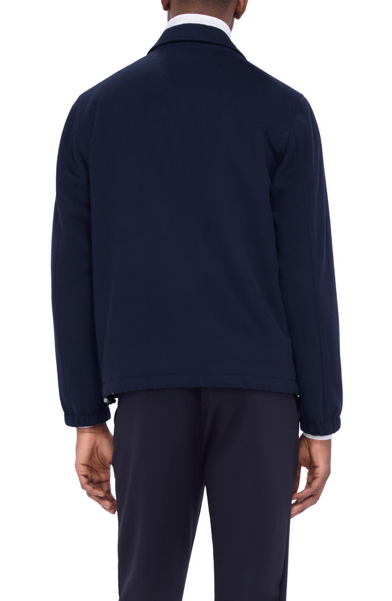 Bugatchi Snap Front Wool Blend Field Jacket, Alternate, color, 