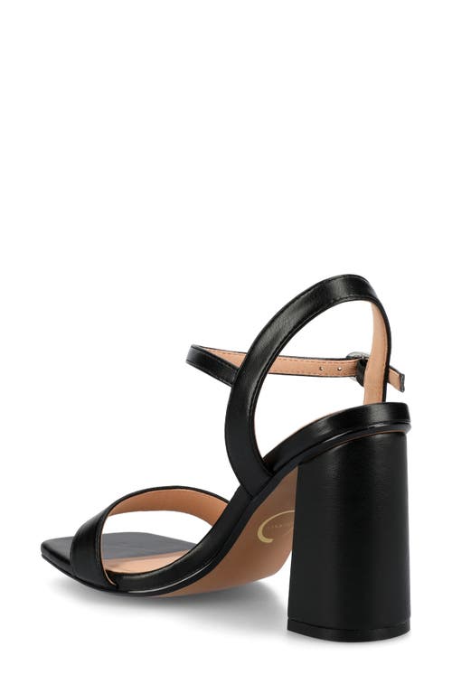 Journee Collection Tru Comfort Foam Tivona Sandal In Black Pu