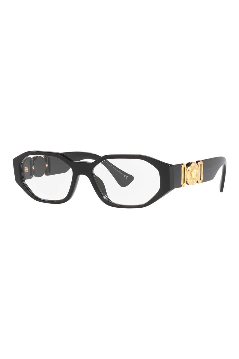 56mm Irregular Optical Glasses, Alternate, color, BLACK