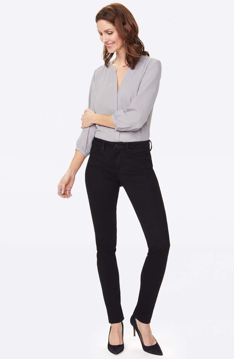 NYDJ Alina Legging Jeans, Alternate, color, Black