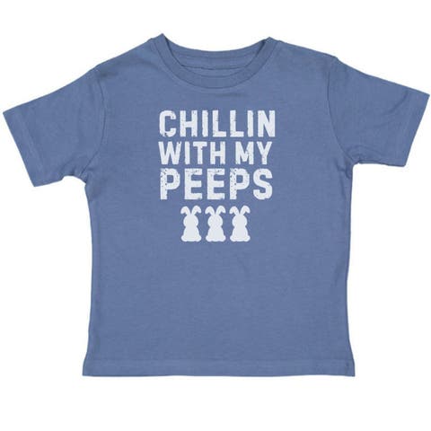 Chillin With My Peeps Easter Short Sleeve T-Shirt