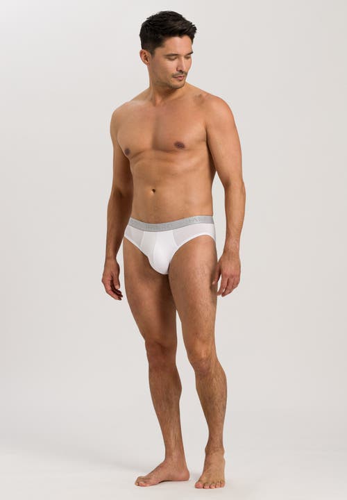 Hanro Cotton Essentials 2-pack Cotton Briefs In White
