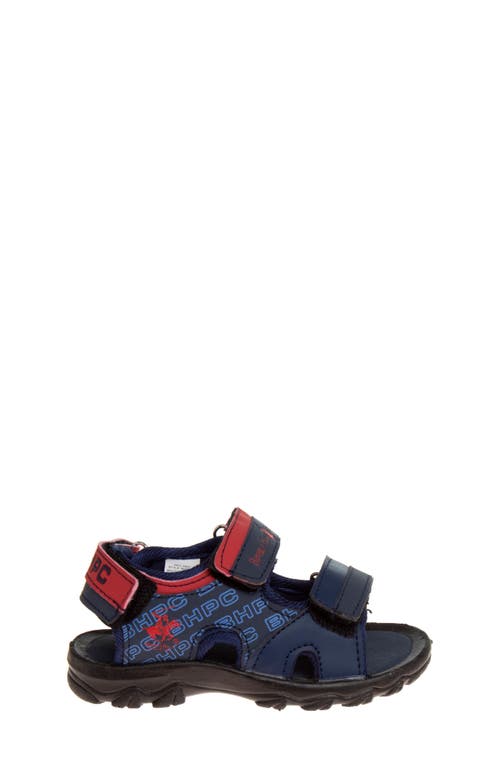 Josmo Kids' Beverly Hills Polo Club Sandal In Navy/red