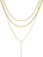 Panacea Crystal Chain Layered Y-Necklace
