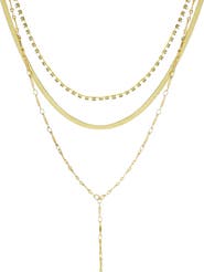 Panacea Crystal Chain Layered Y-Necklace