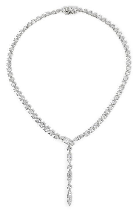 Beatrix Mixed Cubic Zirconia Y-Necklace