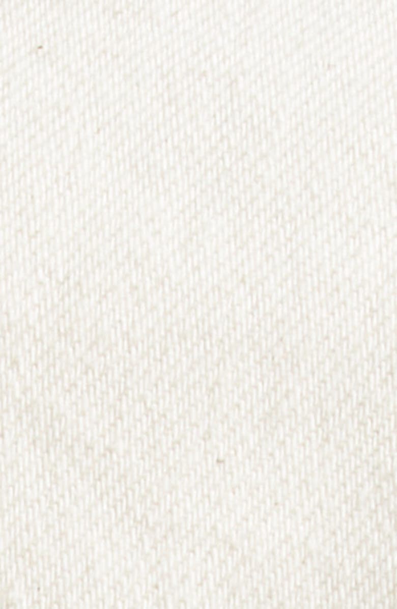 OSSOU Sweep Belted Denim Jacket with Denim Collar, Alternate, color, Buff Wash