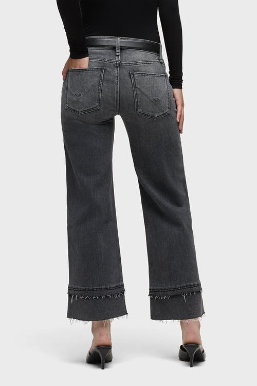 Hudson Jeans Rosie Wide Leg Ankle Cuff In Gray