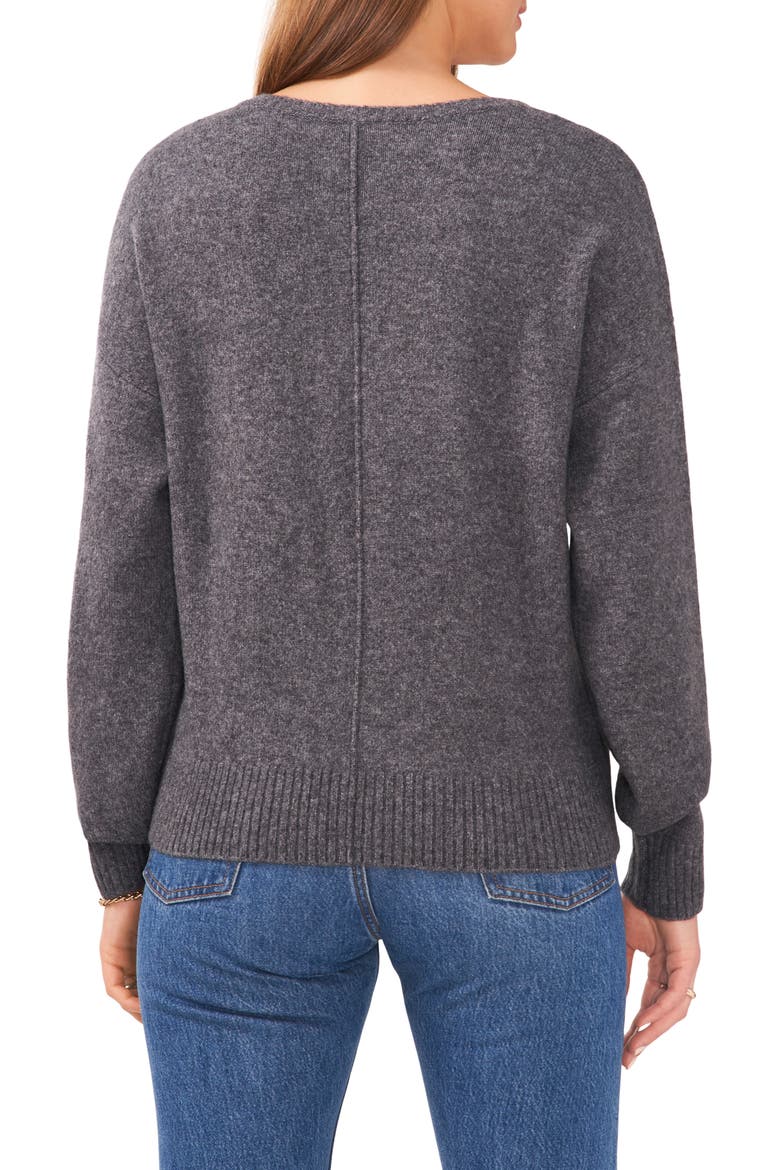 Cozy Seam Sweater, Alternate, color, MED HEATHER GREY