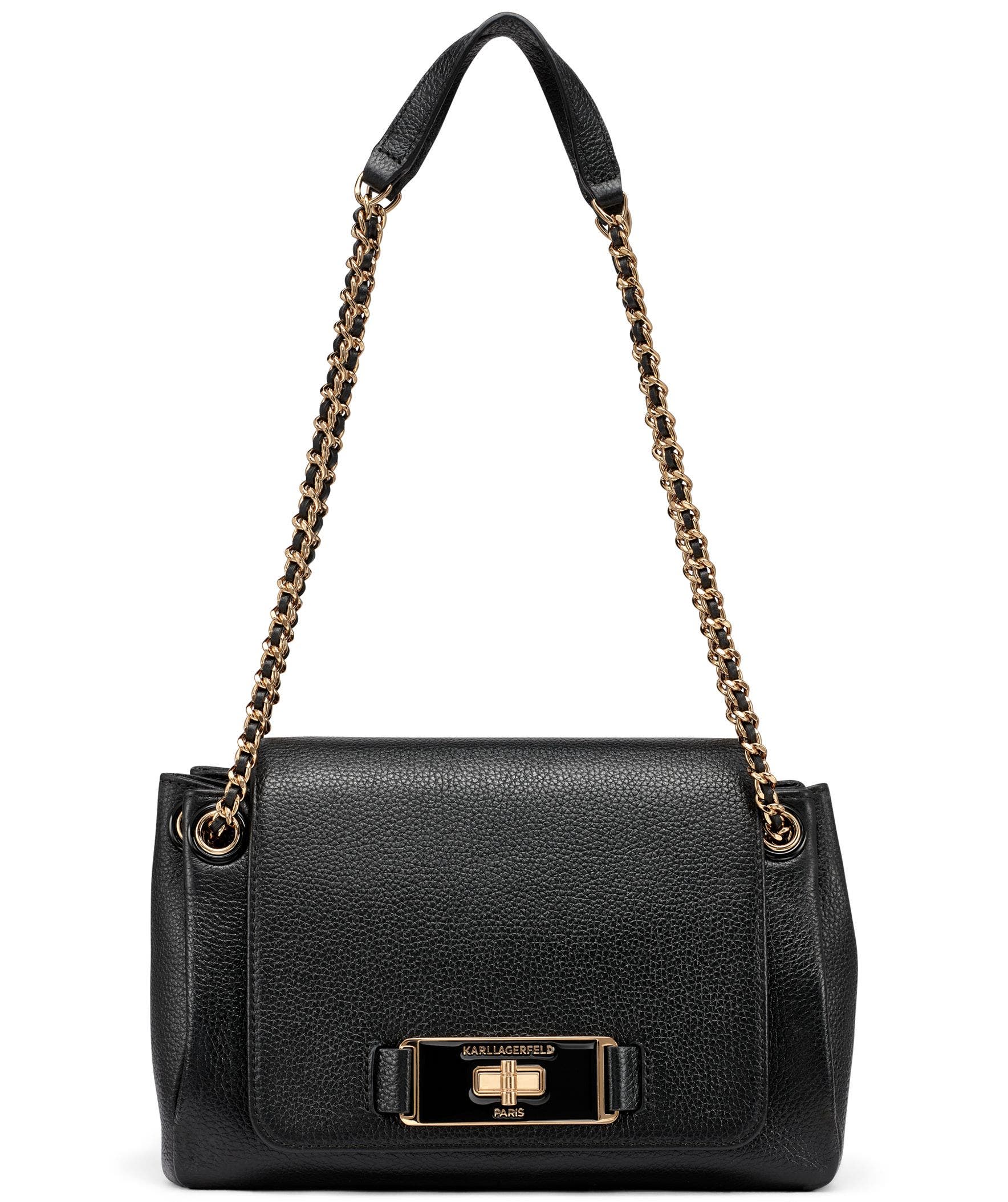Bridgette Shoulder Bag, Main, color, Black/Gold