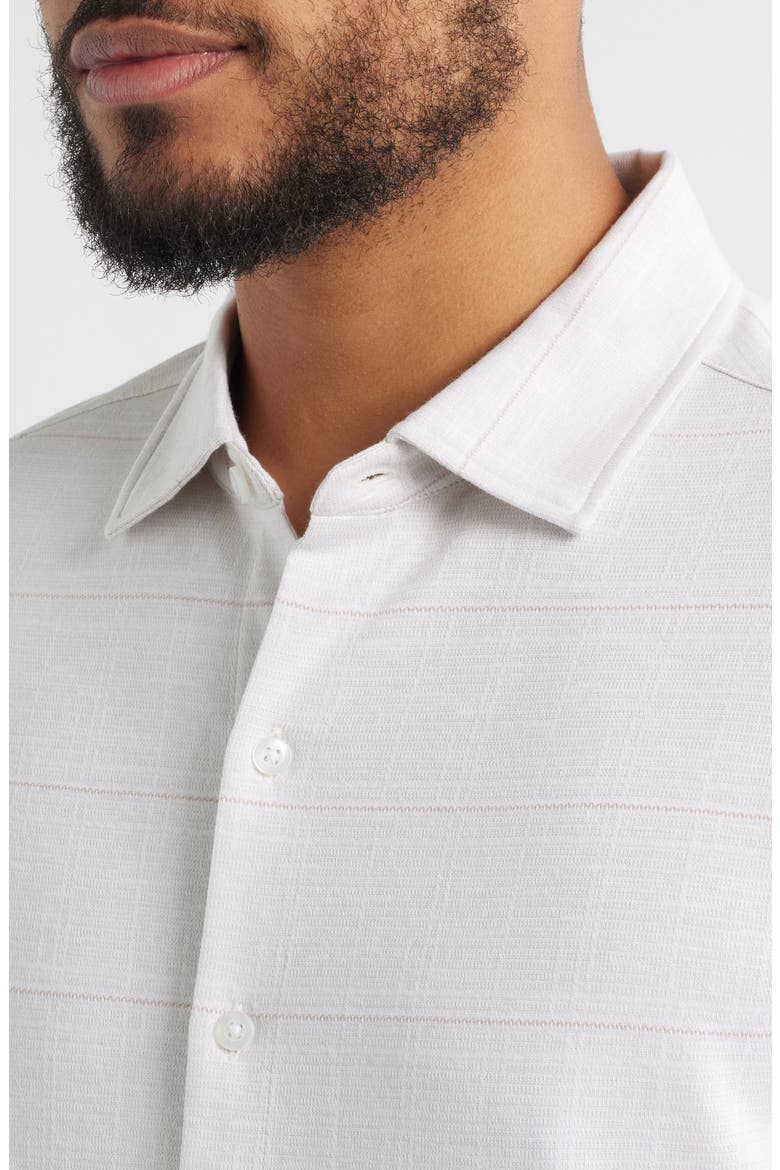 Torin Short Sleeve Button-Up Shirt, Alternate, color, SHADOW CORAL