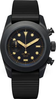UNIMATIC Modello Tre Fixed Chronograph Silicone Strap Watch