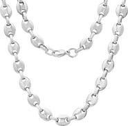 HMY JEWELRY Puff Mariner Chain Necklace