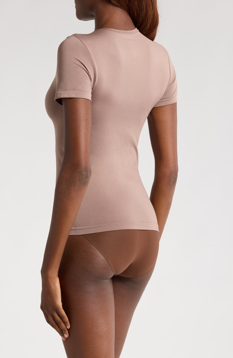 Nordstrom Seamless Layering Tee, Alternate, color, Brown Taupe