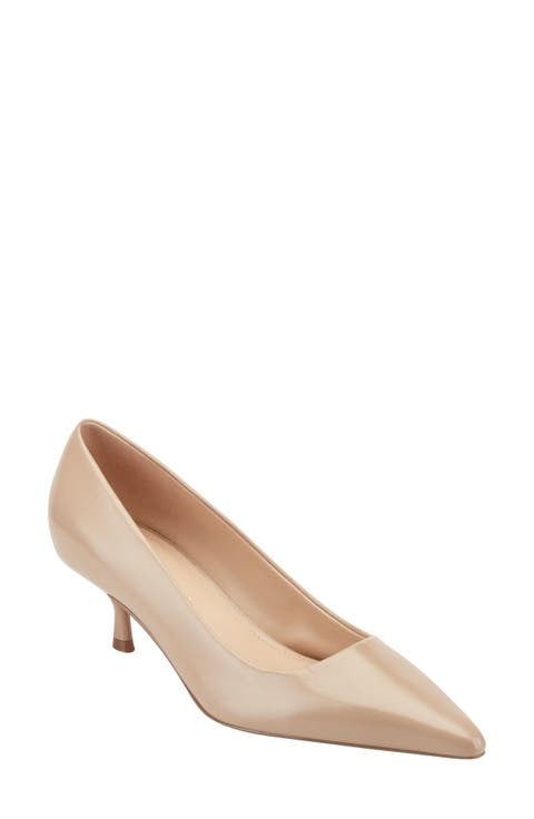Calynna Pointed Toe Kitten Heel Pump