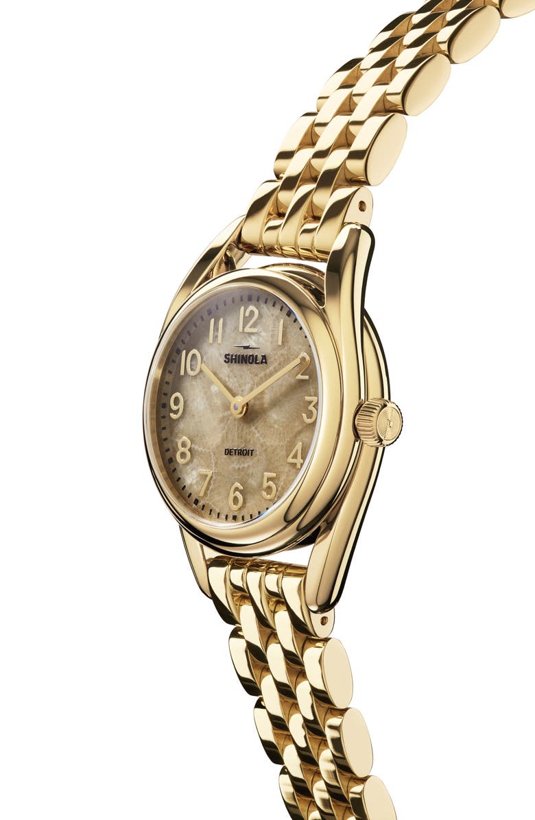 Shinola Derby Bracelet Watch, 30.5mm, Alternate, color, 