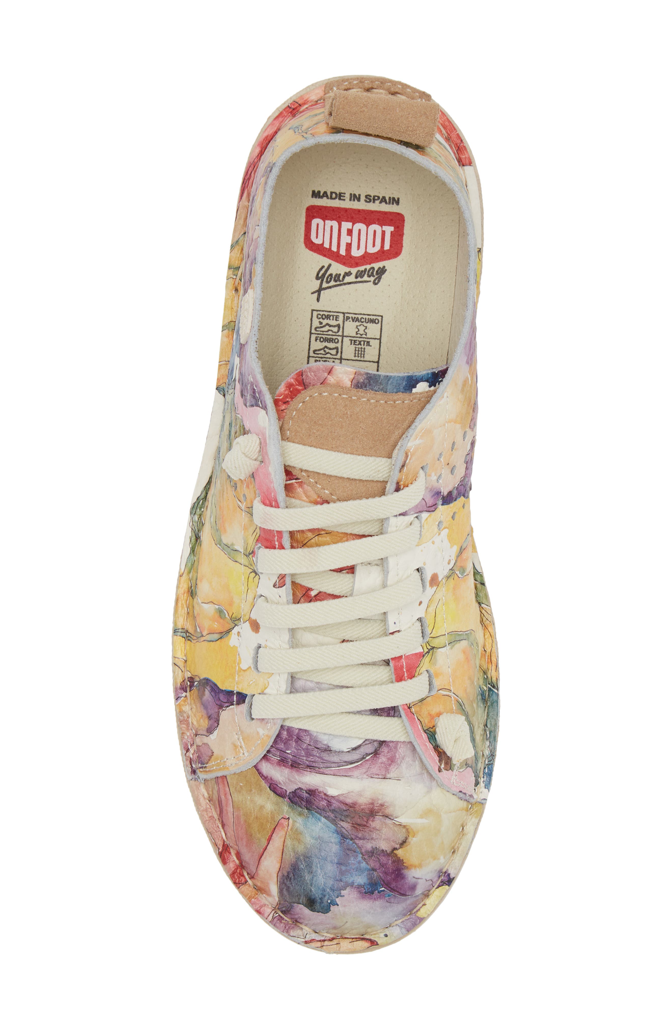 On Foot 30251 Baltimore Sneaker, Alternate, color, Flowers