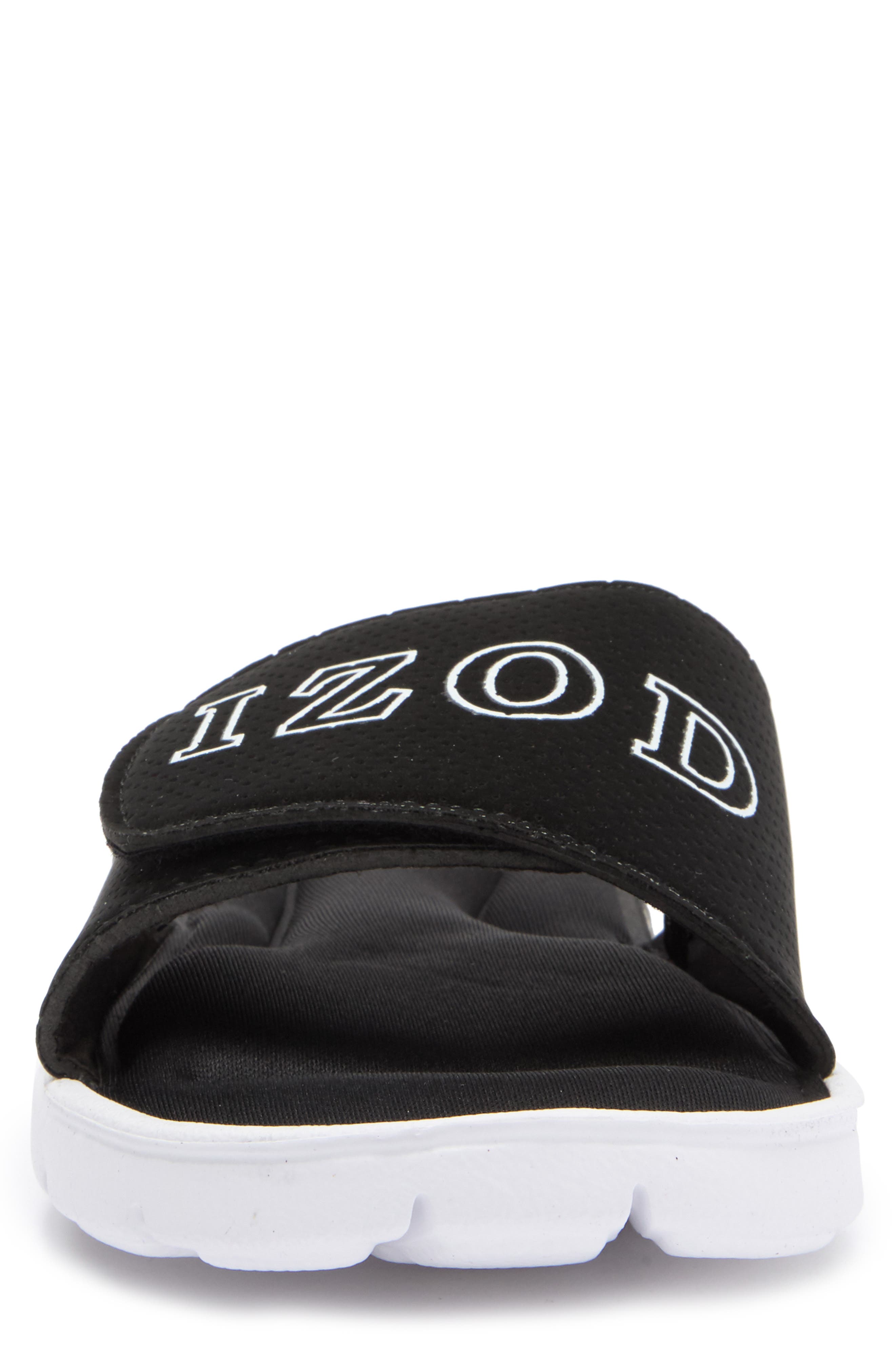 IZOD Adjustable Sport Slide Sandal, Alternate, color, 