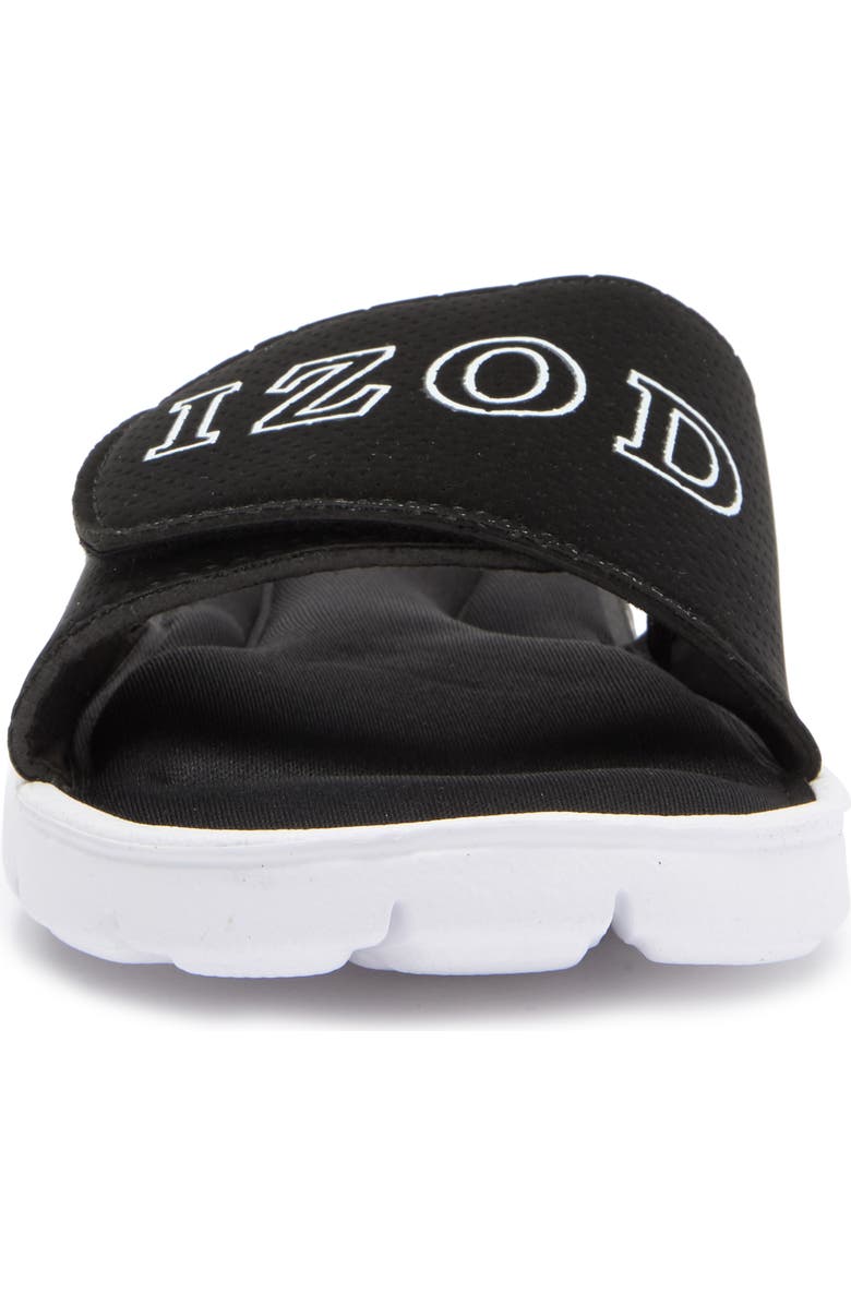 IZOD Adjustable Sport Slide Sandal, Alternate, color,