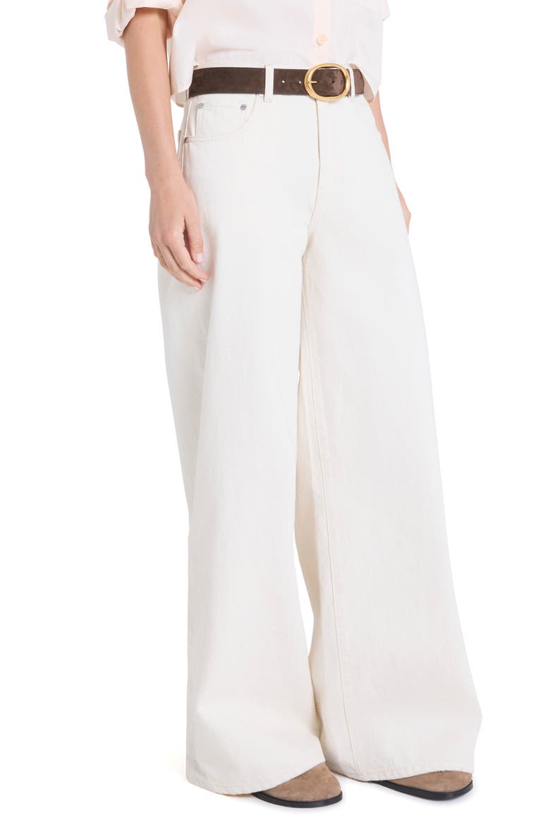 Tiny Dancer Wide Leg Jeans, Alternate, color, NATURAL
